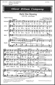 Early One Morning SATB choral sheet music cover Thumbnail